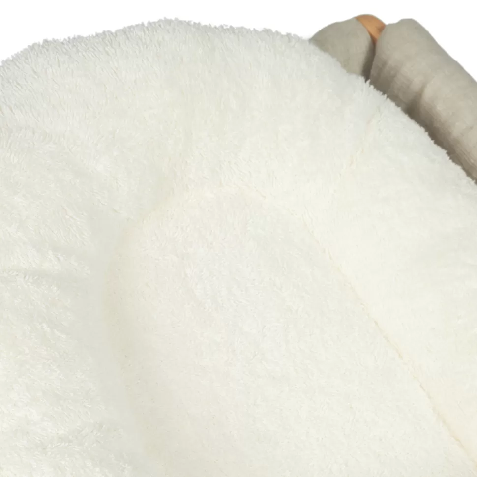 Nobodinoz Transat>Coussin de Transat pour Nouveau-né en Eponge de Coton Bio Growing Green - Naturel