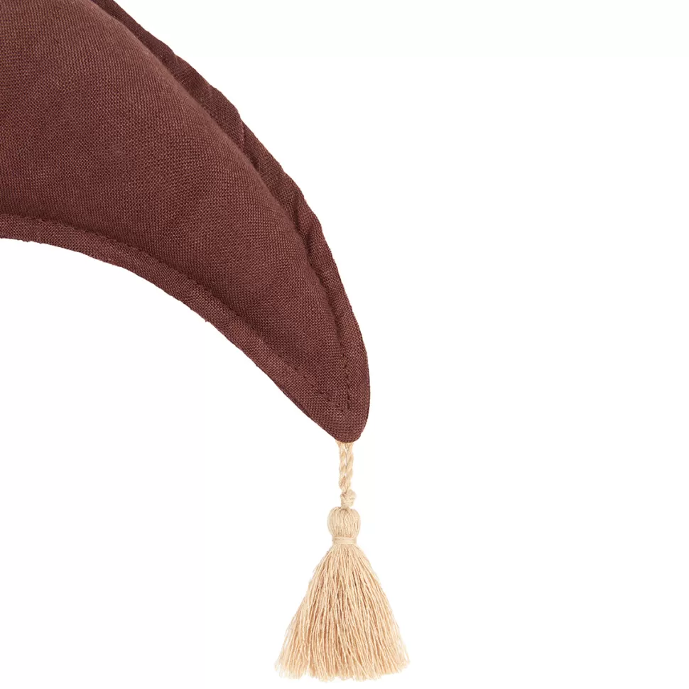 Nobodinoz Décoration>Coussin Lune L1N0 - Prune