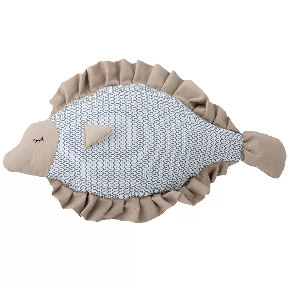 Bloomingville Décoration>Coussin Poisson - Bleu