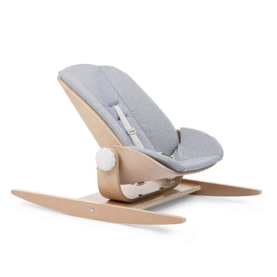 Childhome Transat>Coussin Réducteur Wood Rock - Jersey Grey