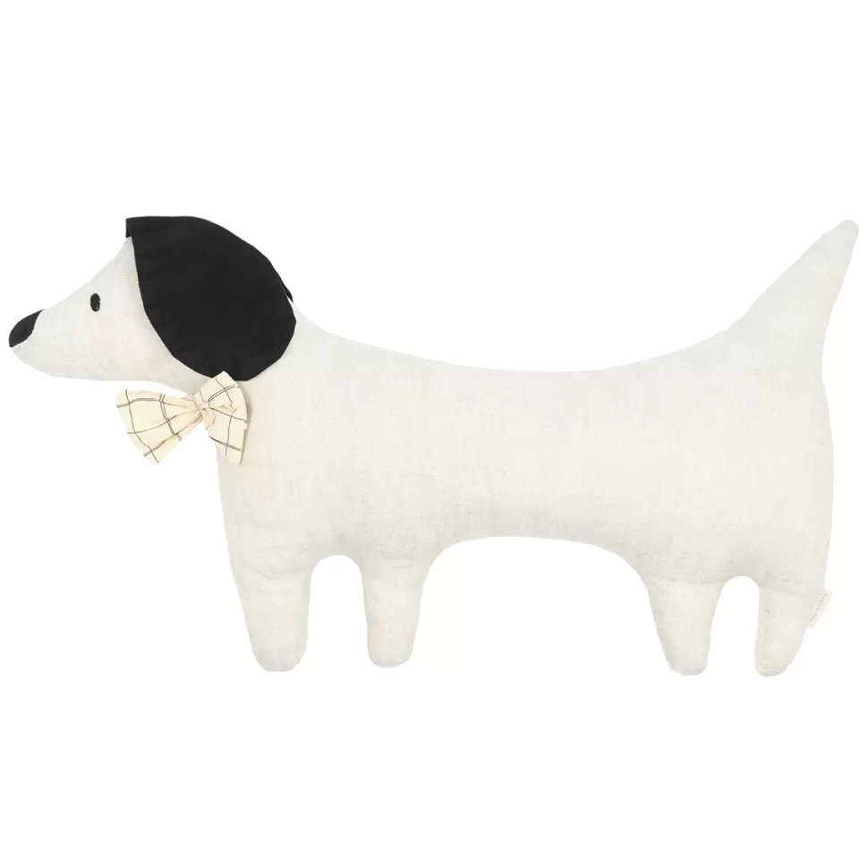 Nobodinoz Décoration>Coussin Toby le Chien L1N0 - Greige