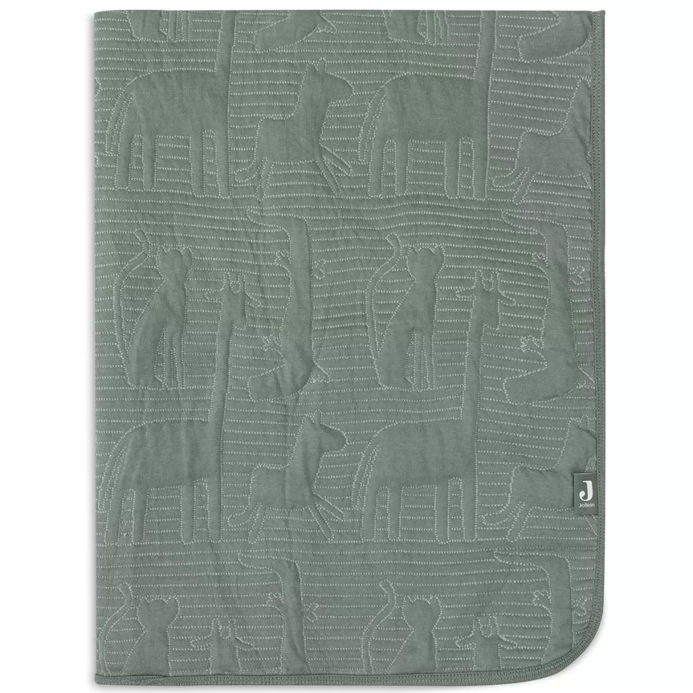 Jollein Literie Bébé>Couverture Berceau - Jungle Jambo Ash Green Laurel
