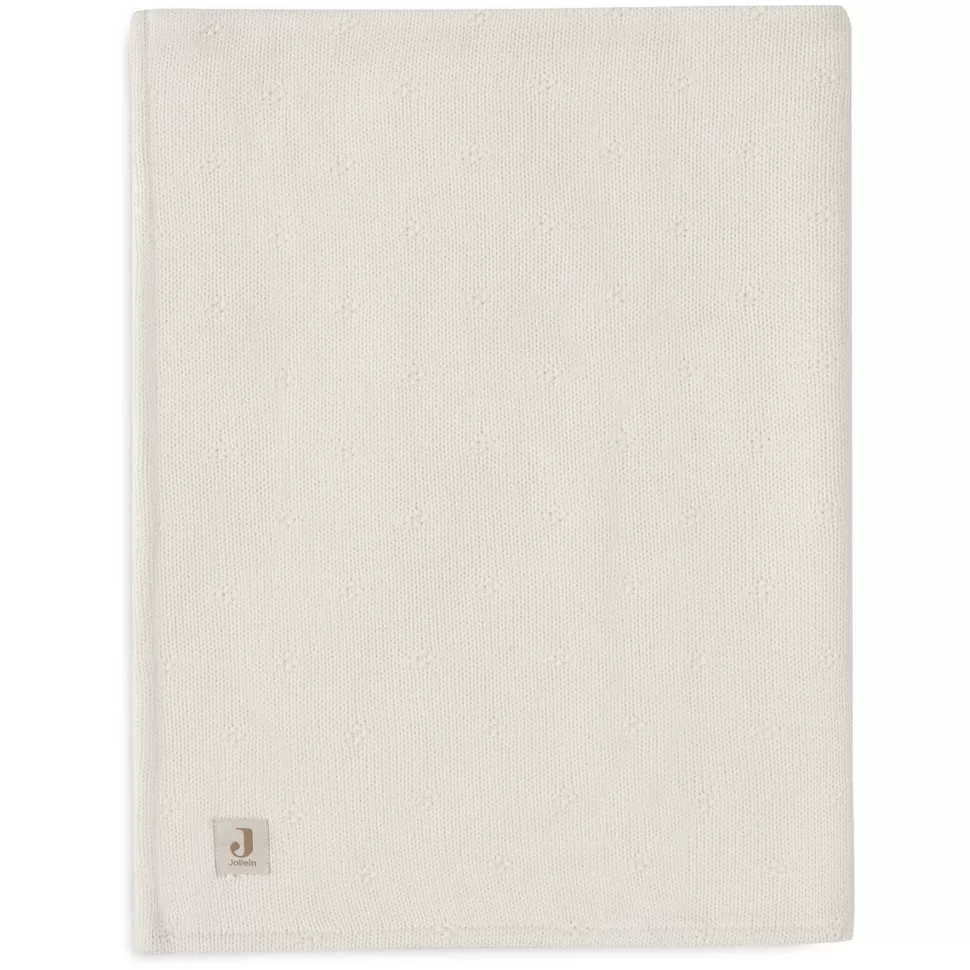 Jollein Literie Bébé>Couverture Berceau Cosy Knit - Ivory Velvet