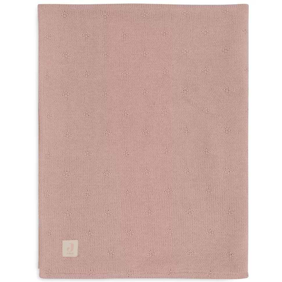 Jollein Literie Bébé>Couverture Berceau Cosy Knit - Wild Rose Velvet