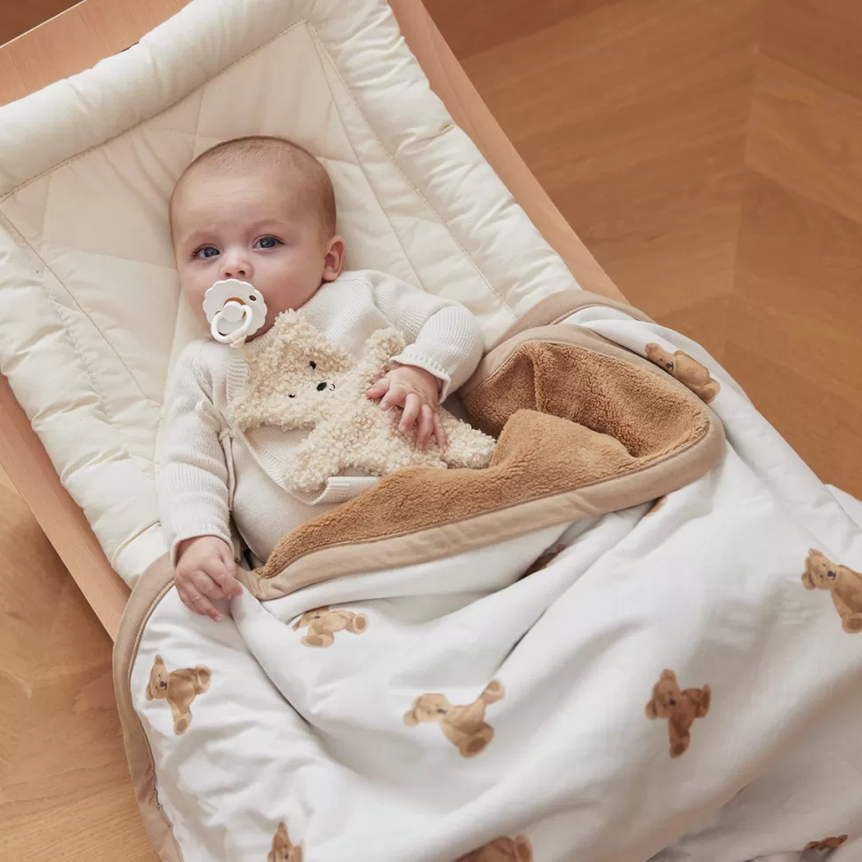 Jollein Literie Bébé>Couverture Berceau Jersey - Teddy Bear
