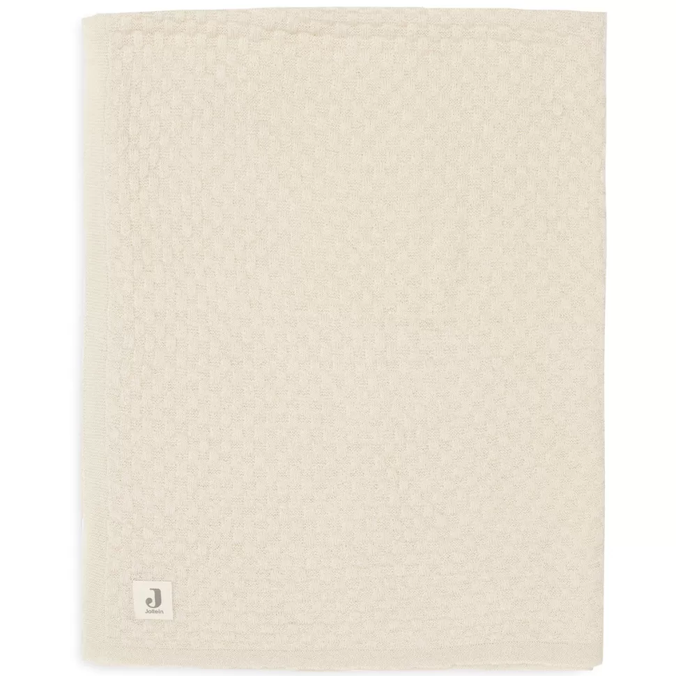 Jollein Literie Bébé>Couverture Berceau Weave Knit - Oatmeal