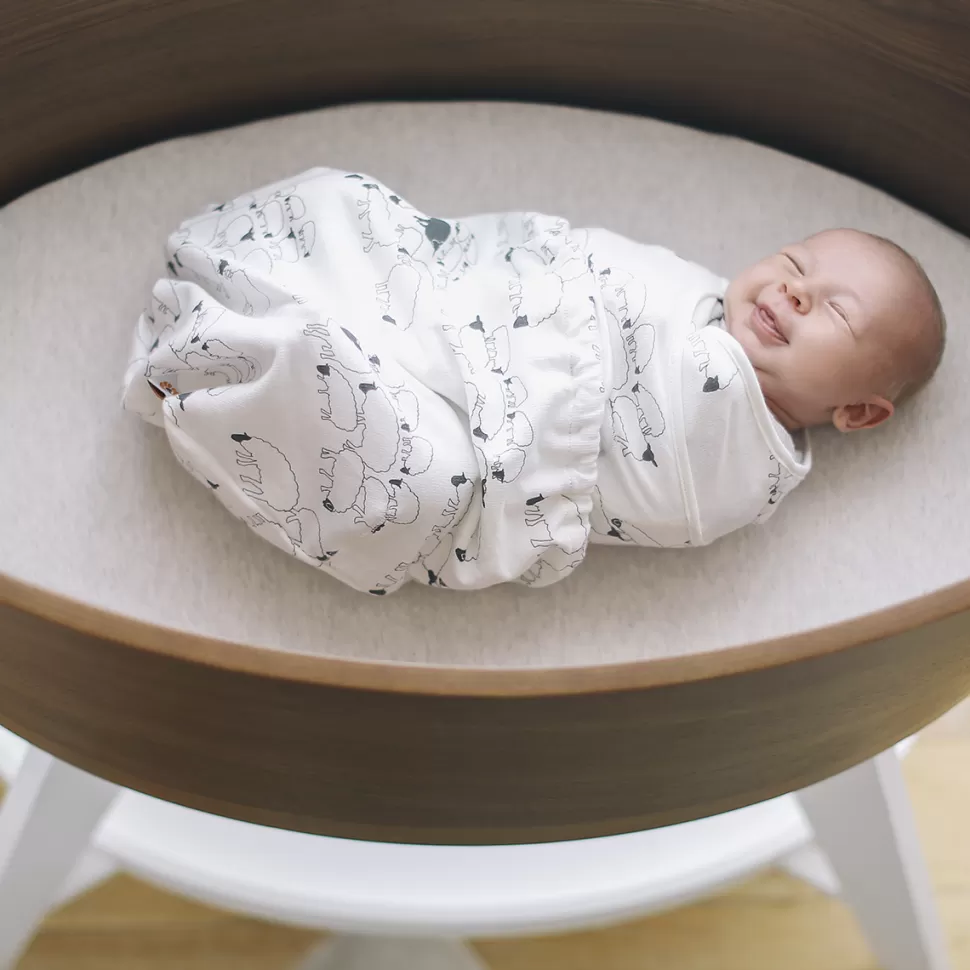 Ergobaby Gigoteuse>Couverture d'Emmaillotage - Moutons