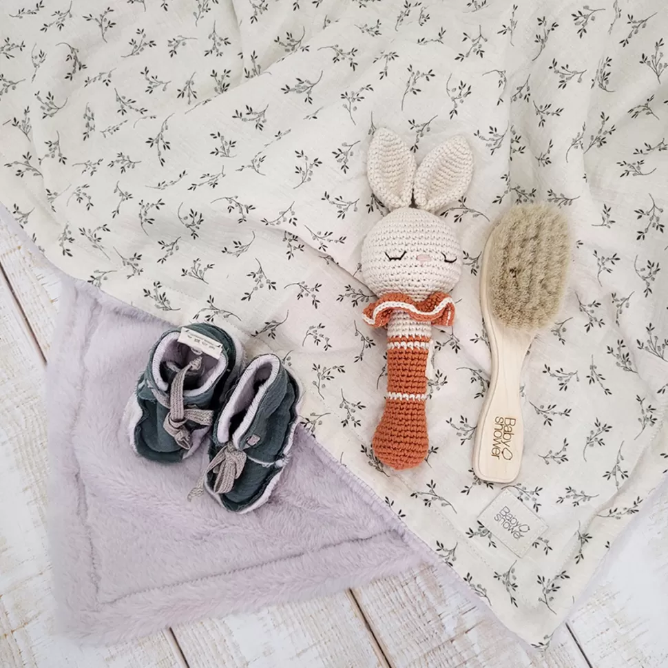 Babyshower Literie Bébé>Couverture Polaire - Olive Bloom