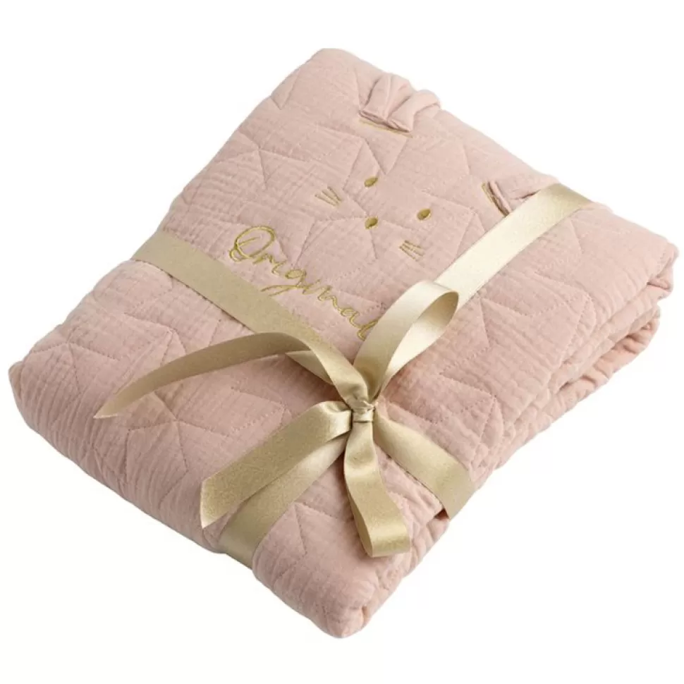 Sauthon Original Literie Bébé>Couvre Lit Original Berceau Galopin - Rose Quartz