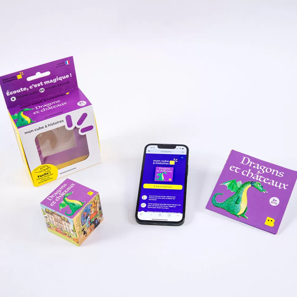 Bayard Mes Premiers Jouets>Cube à Histoires - Dragons et Châteaux