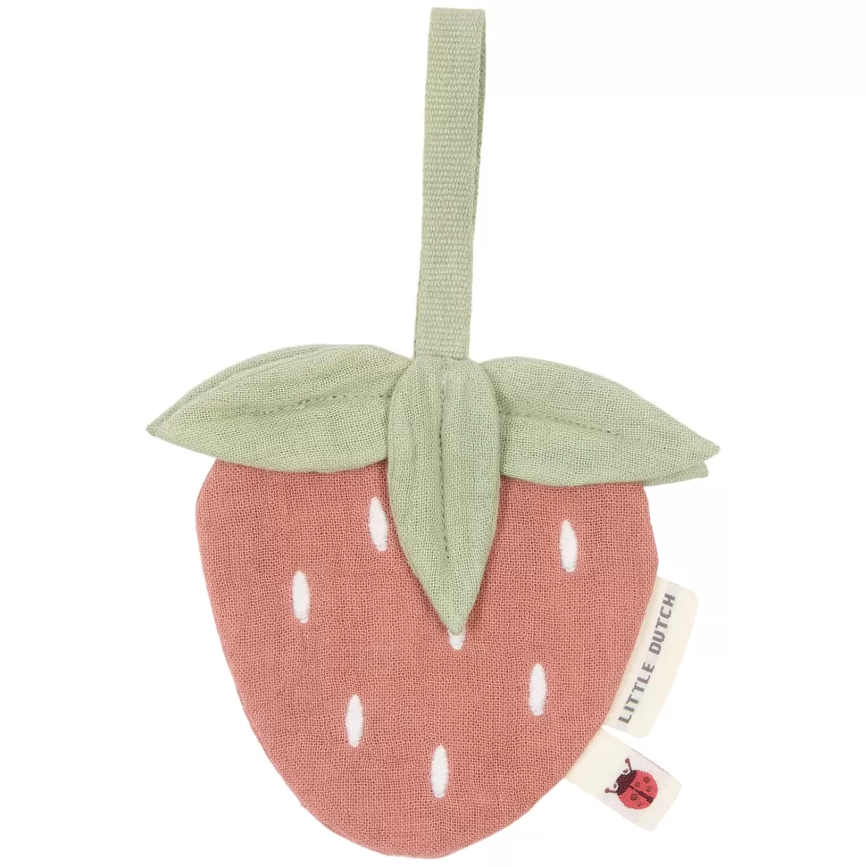 Little Dutch Succion>Doudou Attache Sucette Fraise Fairy Garden - Rouge