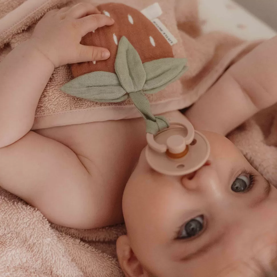 Little Dutch Succion>Doudou Attache Sucette Fraise Fairy Garden - Rouge