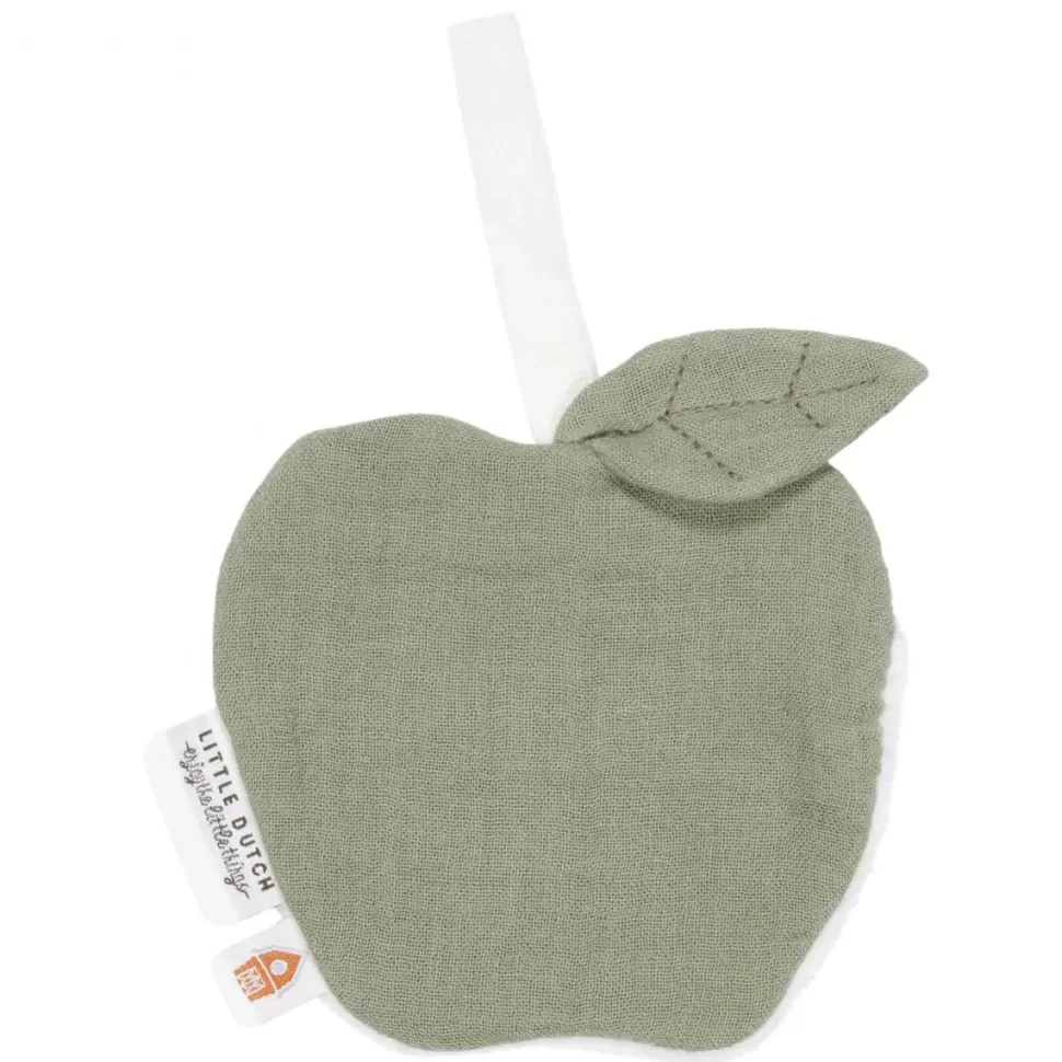 Little Dutch Succion>Doudou Attache Sucette Pomme Pure - Olive