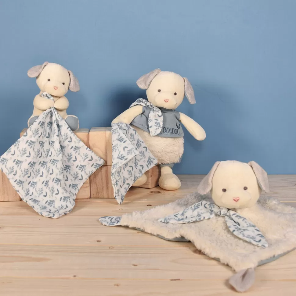 Doudou et Compagnie Doudou>Doudou Chien Botanic - Bleu