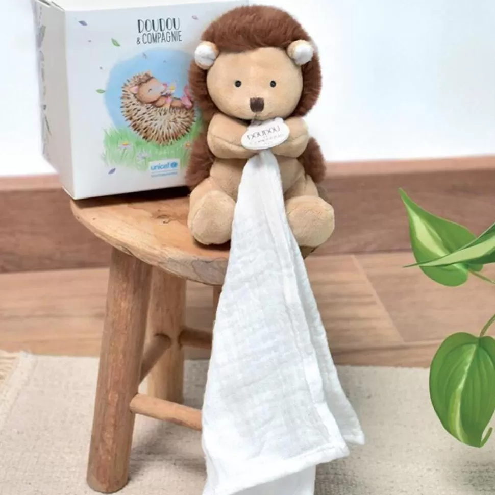Doudou et Compagnie Doudou>Doudou Hérisson UNICEF
