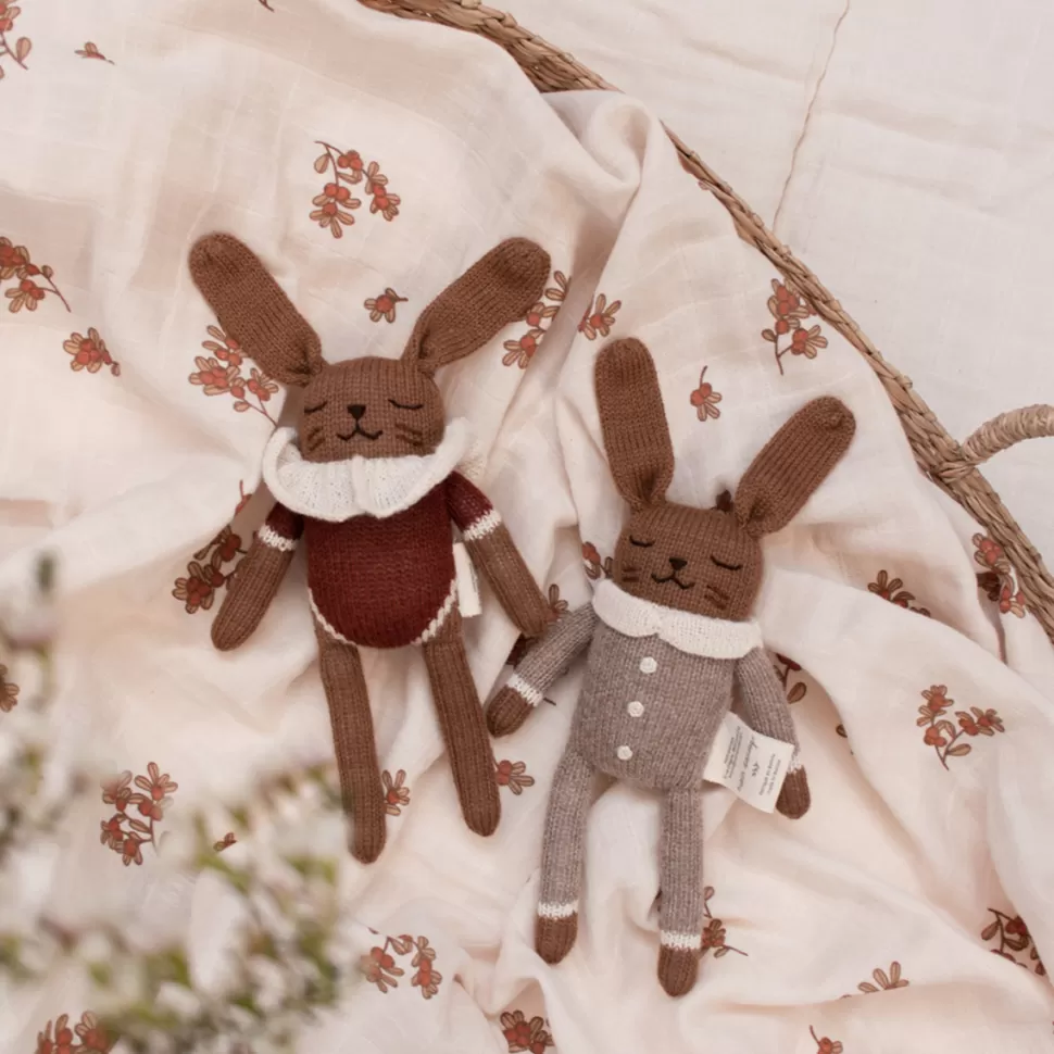 Main Sauvage Doudou>Doudou Lapin - Maillot Sienne