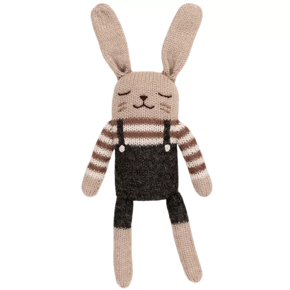Main Sauvage Doudou>Doudou Lapin - Salopette Noire