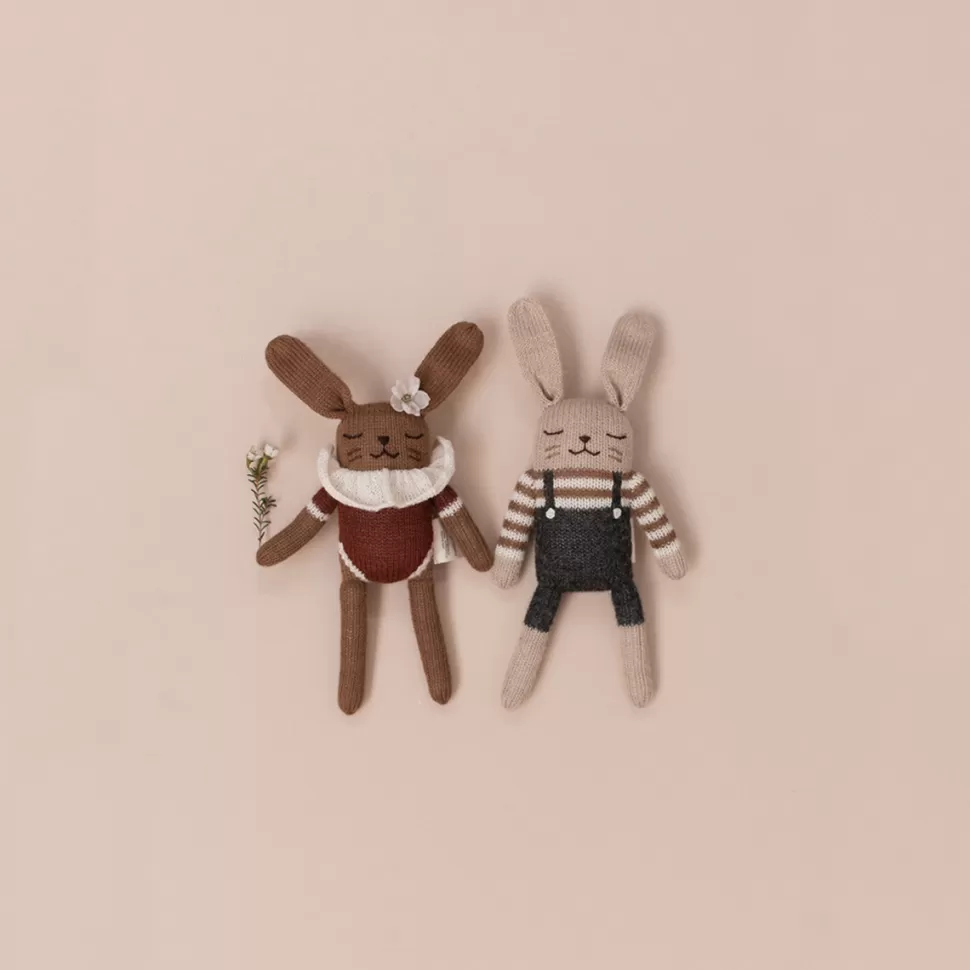Main Sauvage Doudou>Doudou Lapin - Salopette Noire