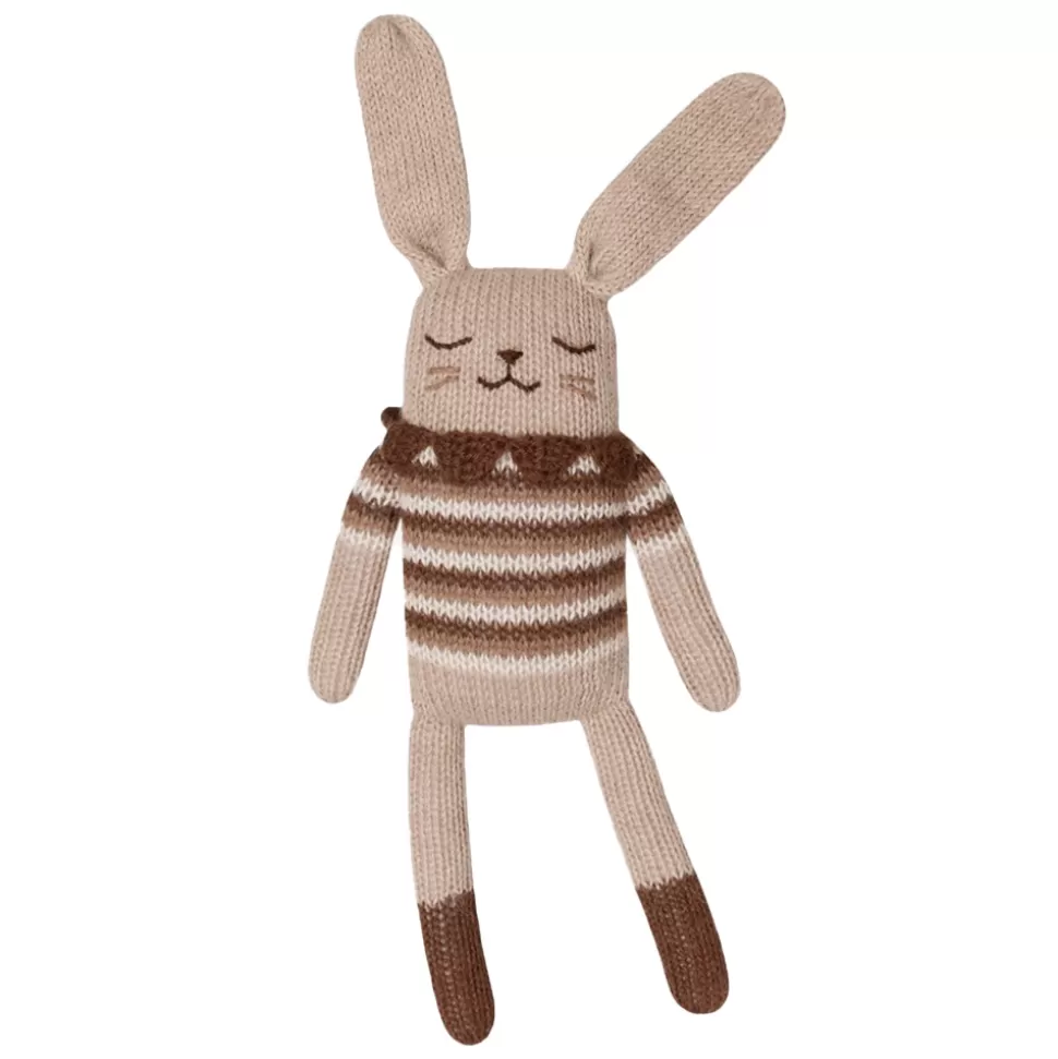 Main Sauvage Doudou>Doudou Lapin - Top Vintage Sepia