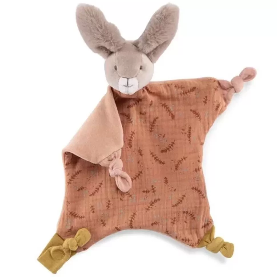 Moulin Roty Doudou>Doudou Lapin Argile - Trois Petits Lapin
