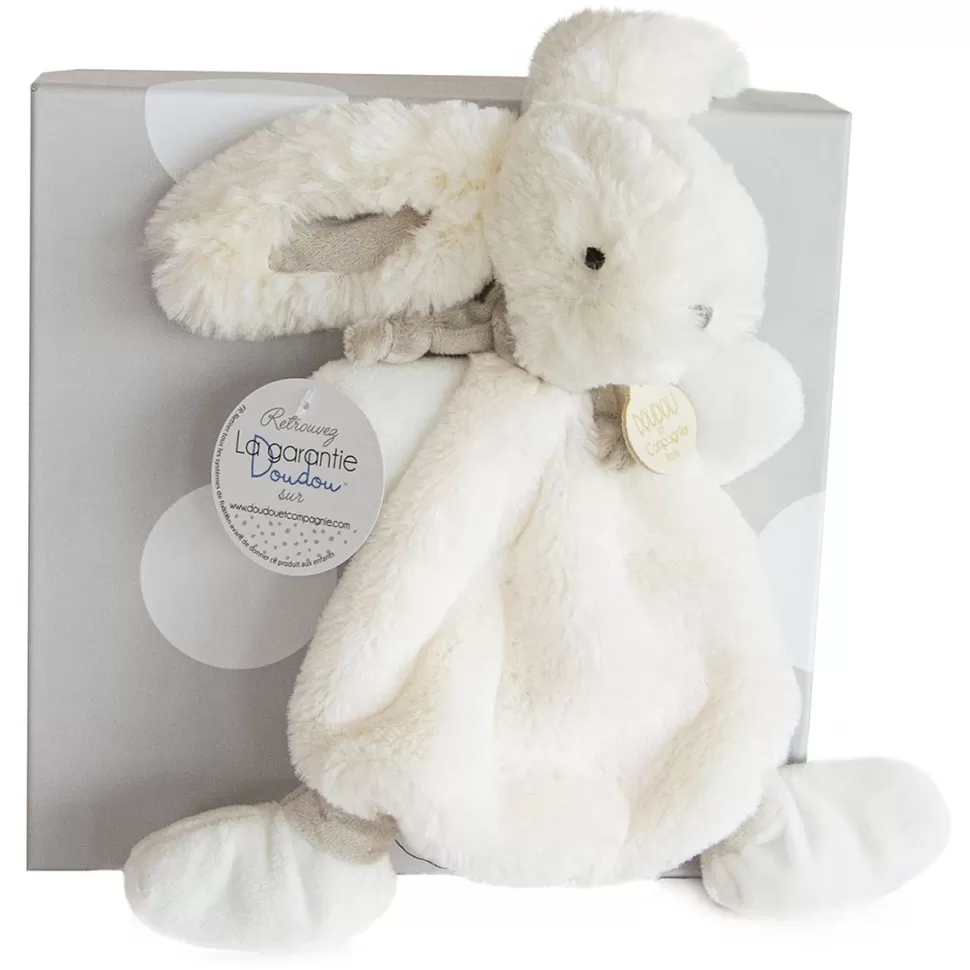 Doudou et Compagnie Doudou>Doudou Lapin Bonbon Taupe