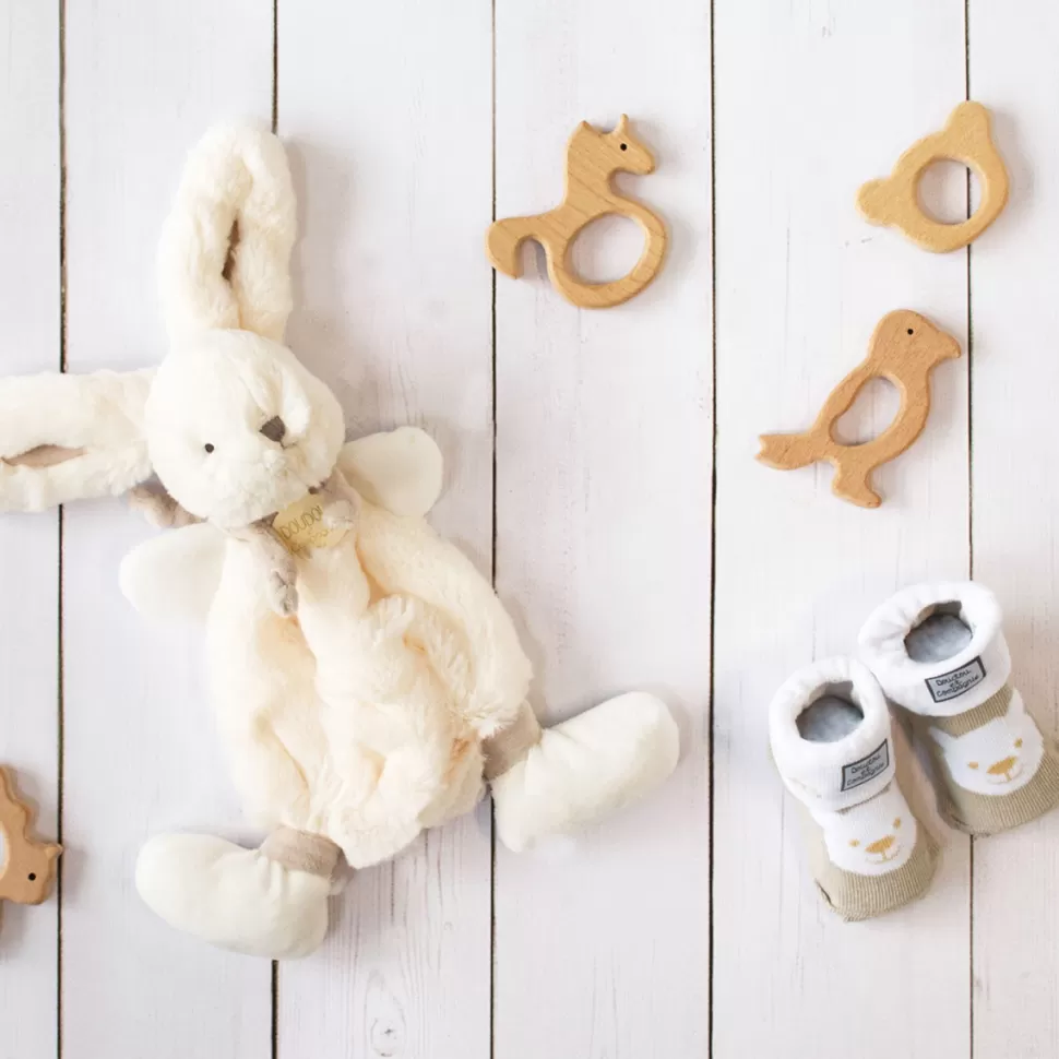 Doudou et Compagnie Doudou>Doudou Lapin Bonbon Taupe