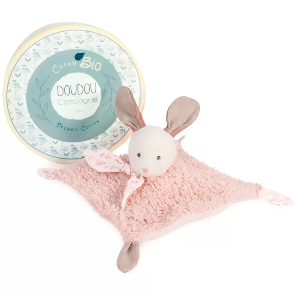 Doudou et Compagnie Doudou>Doudou Lapin Botanic - Rose