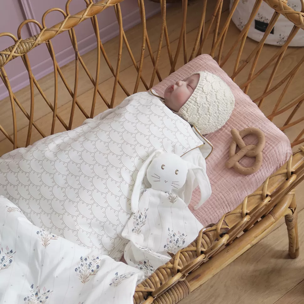 Maison Charlotte Doudou>Doudou Lapin Edgar - Madeleine Multicolore