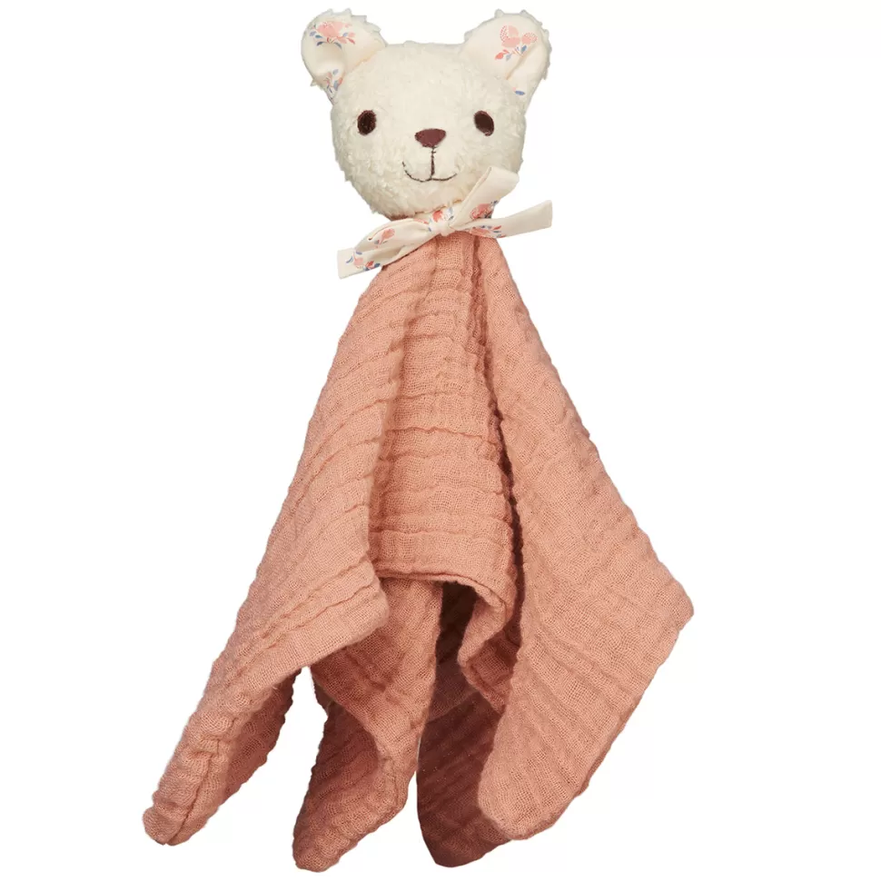 Camcam Copenhagen Doudou Personnalisé | Doudou>Doudou Ours - Sorbet