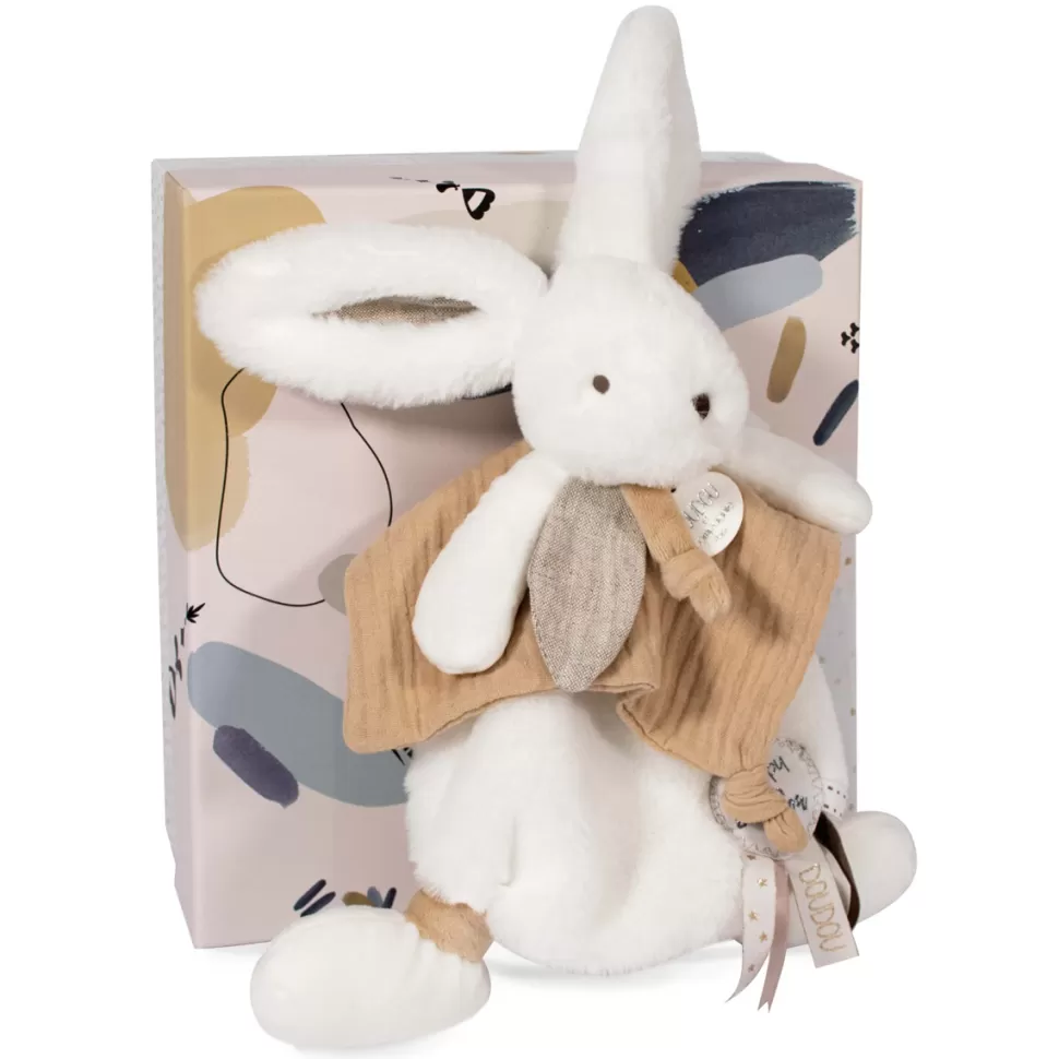 Doudou et Compagnie Doudou>Doudou Pompon Happy Wild - Naturel