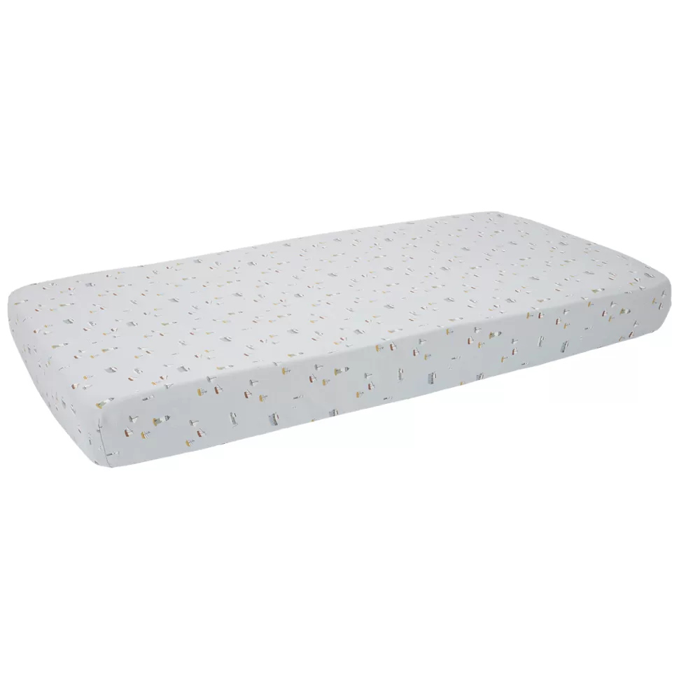 Little Dutch Literie Bébé>Drap Housse Berceau Sailors Bay Blue - 40 x 80 cm