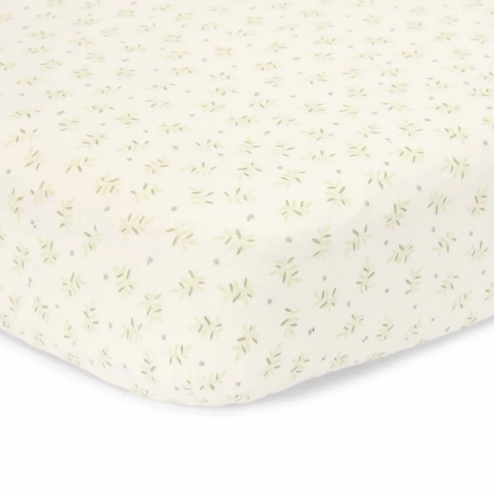 Little Dutch Literie Bébé>Drap Housse Blueberry Leaves - 70 x 140 cm