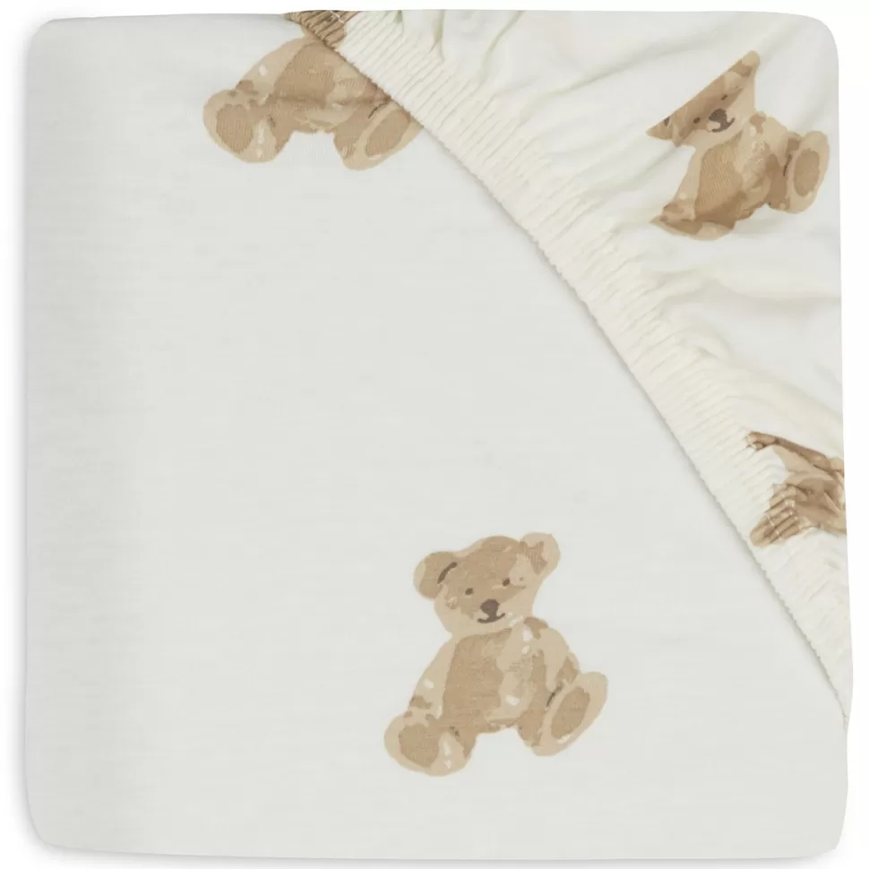 Jollein Literie Bébé>Drap Housse Jersey Teddy Bear - 60 x 120 cm