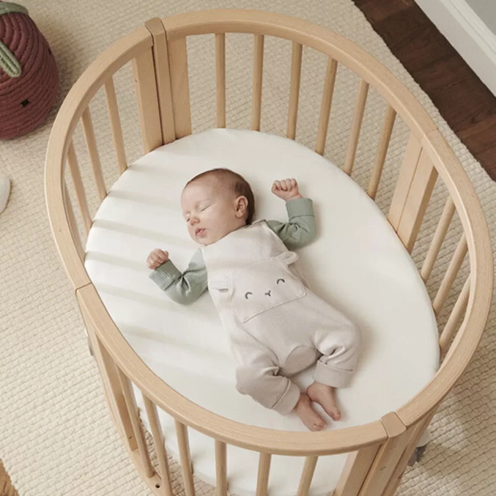 Stokke Literie Bébé>Drap Housse Mini Sleepi V3 Blanc - 90 x 109 cm