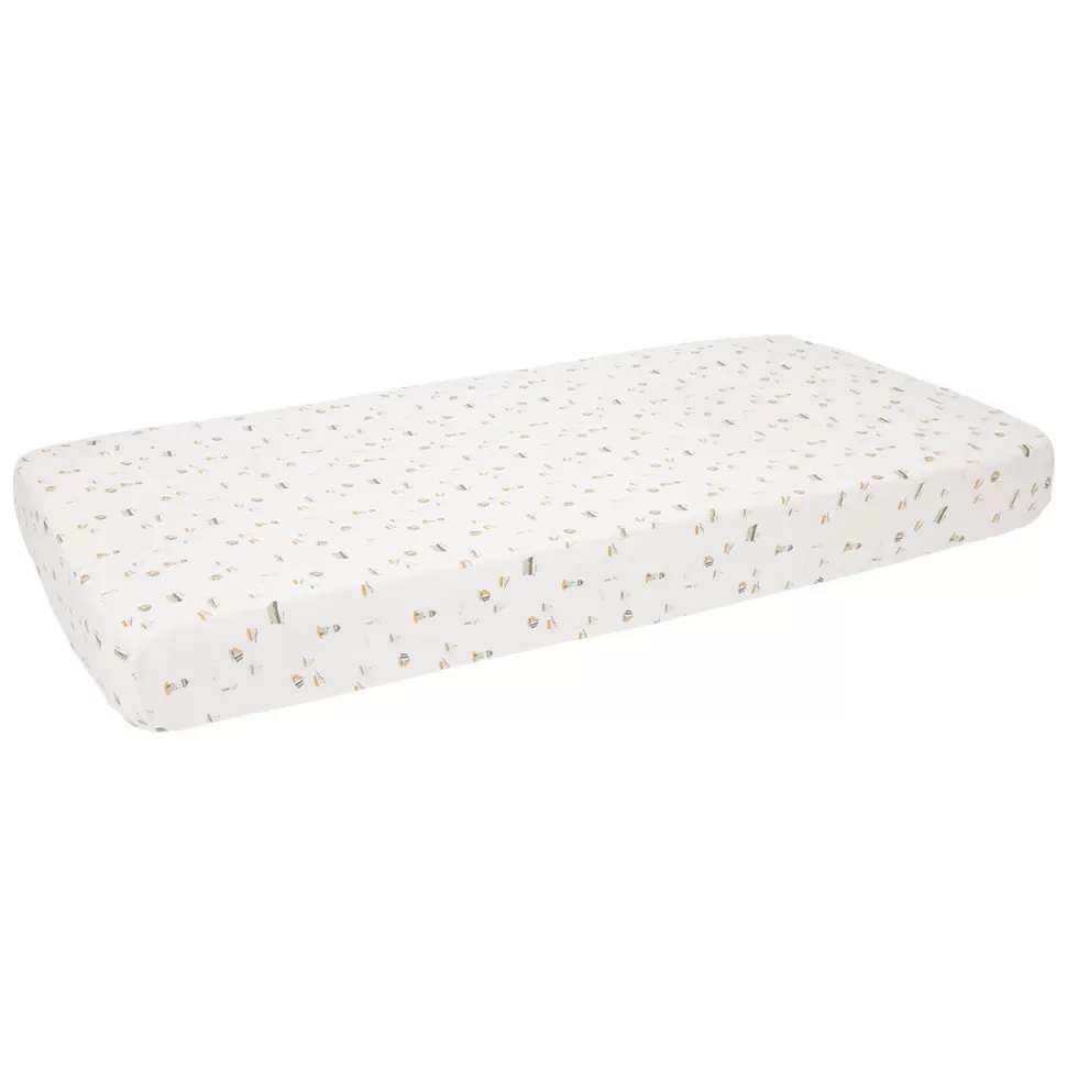 Little Dutch Literie Bébé>Drap Housse Sailors Bay White - 70 x 140 cm