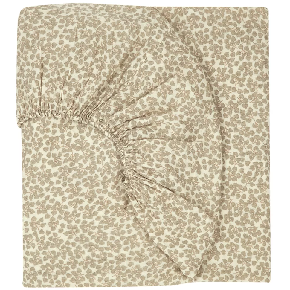 Nobodinoz Literie Bébé>Drap Housse Wabi Sabi Light Green Yumiko - 70 x 140 cm