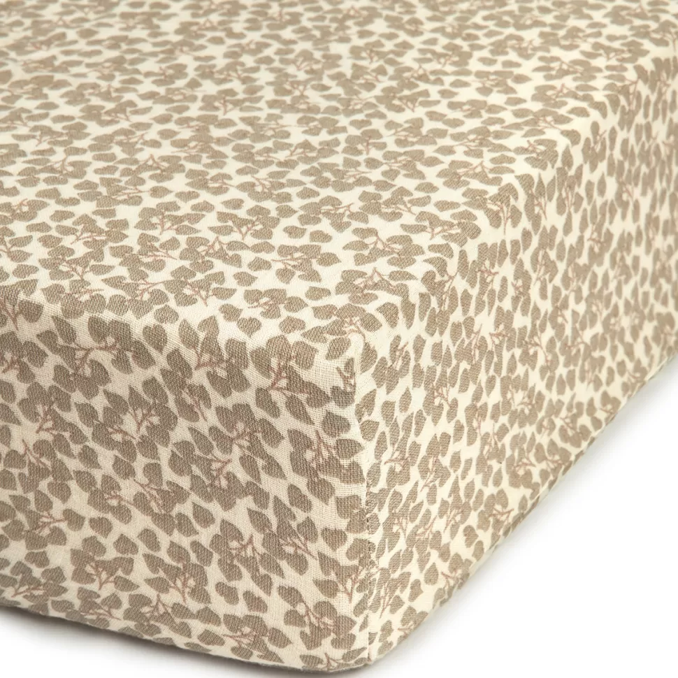 Nobodinoz Literie Bébé>Drap Housse Wabi Sabi Light Green Yumiko - 70 x 140 cm
