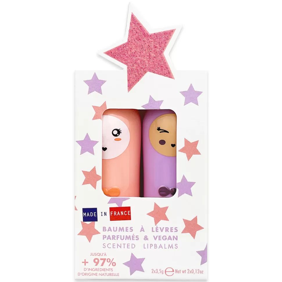 Enfant inuwet Cosmétique Enfant>Duo de Baumes à Lèvres Agathe- 2 x 3,5 g