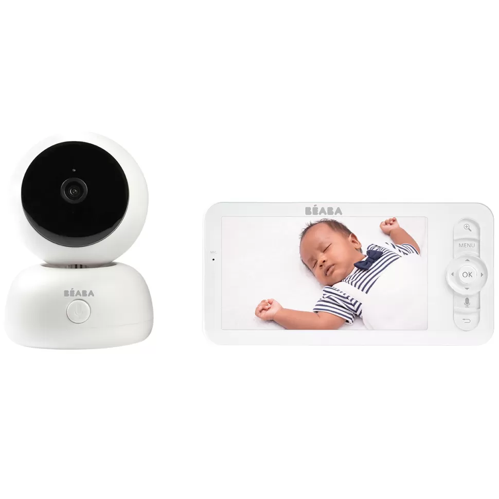 BÉABA Écoute Bébé>Ecoute-bébé Vidéo Zen Premium - White