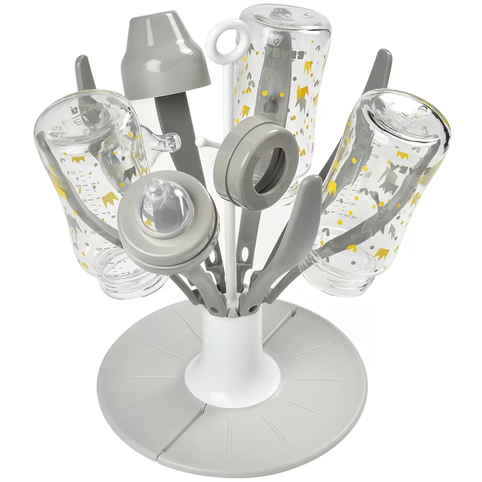 BÉABA Biberonnerie>Egoutte Biberon Pliable Flower - Grey