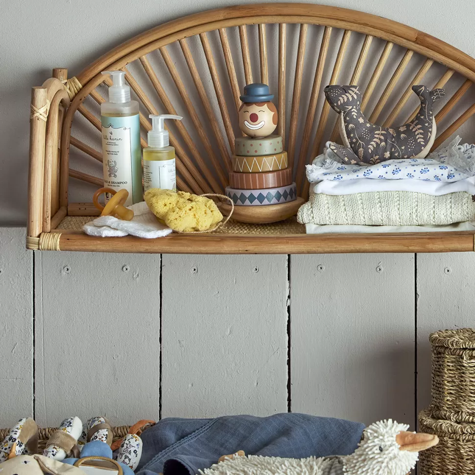 Bloomingville Meuble Bébé>Etagère en Rotin Kanya - Naturel