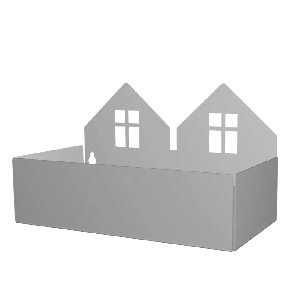 Roommate Meuble Bébé>Etagère Maison Duo - Gris