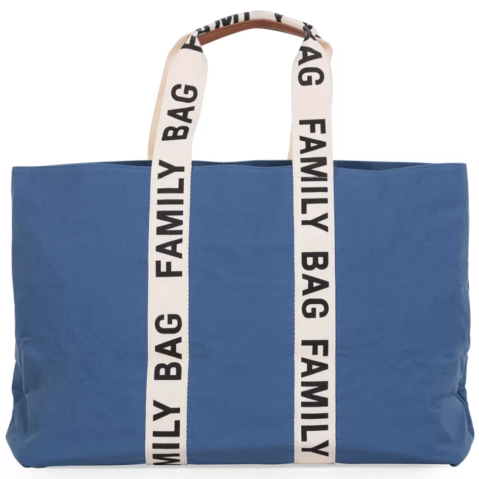 Childhome Sac À Langer>Family Bag Signature Canvas - Indigo