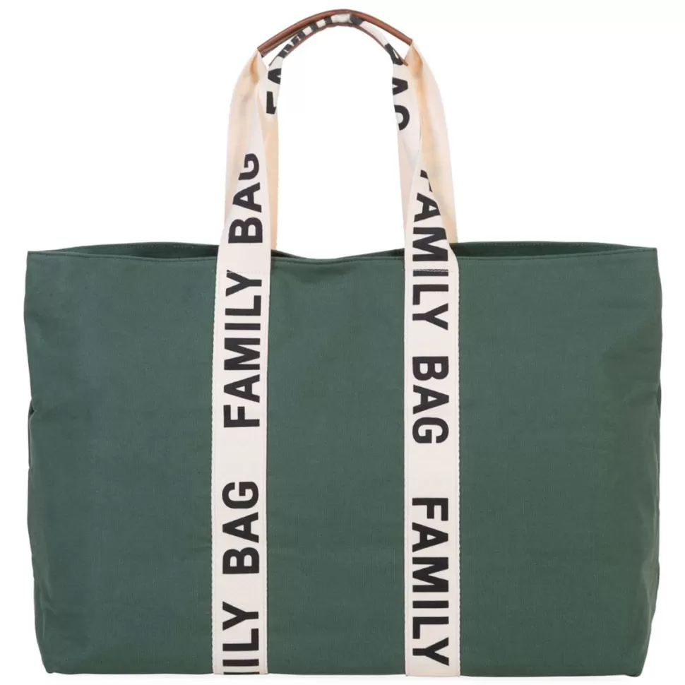 Childhome Sac À Langer>Family Bag Signature Canvas - Vert