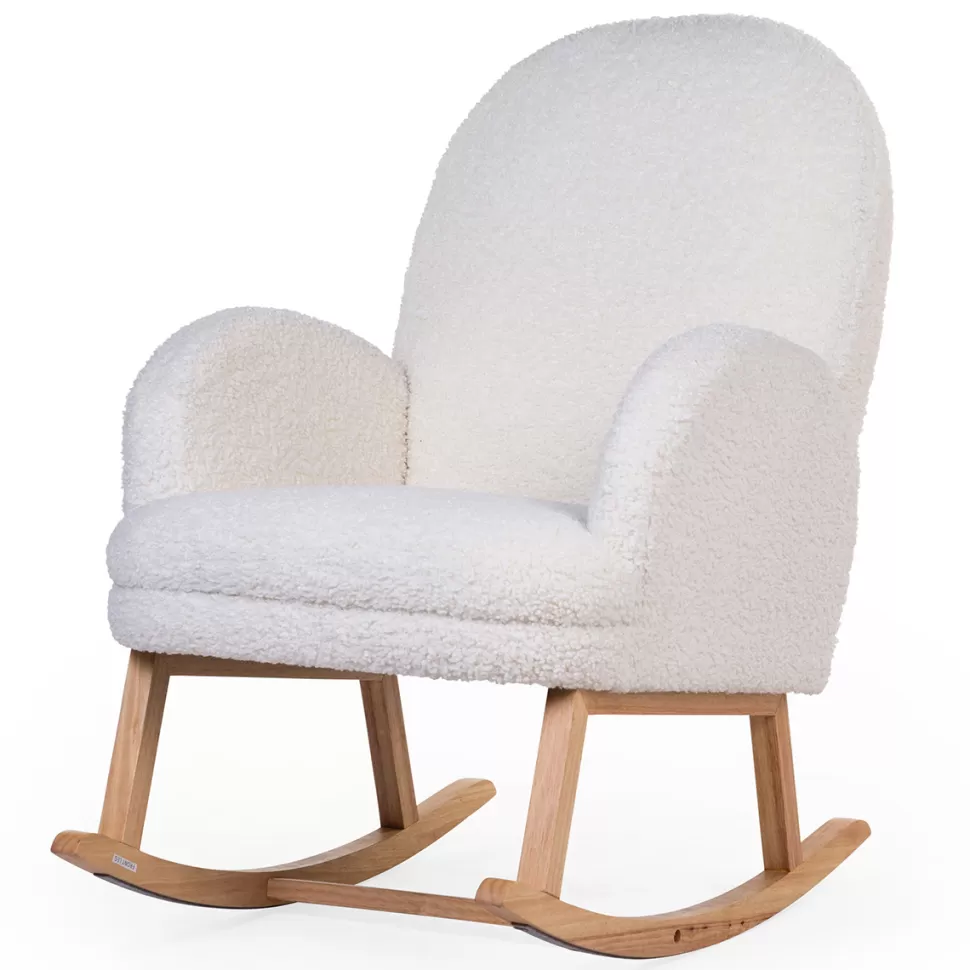 Childhome Meuble Bébé>Fauteuil à Bascule pour Adulte - Teddy Ecru