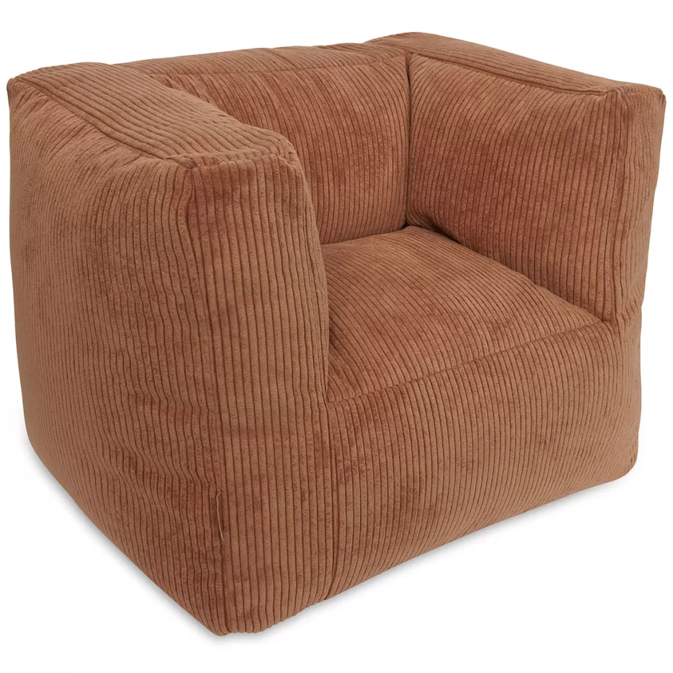 Jollein Meuble Bébé>Fauteuil Pouf Corduroy - Caramel