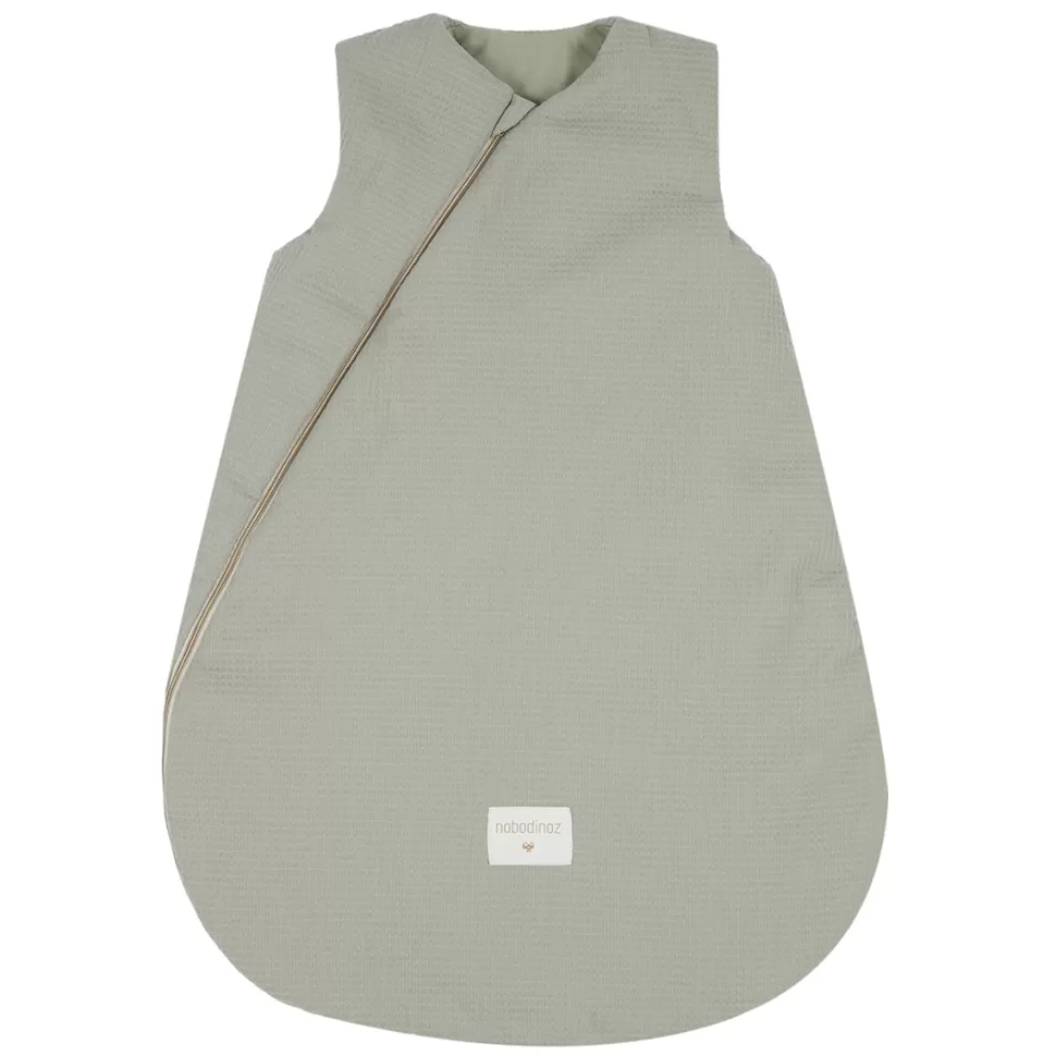 Nobodinoz Gigoteuse>Gigoteuse de Mi-saison Nid d'Abeille Cocoon Laurel Green - 0/6 Mois