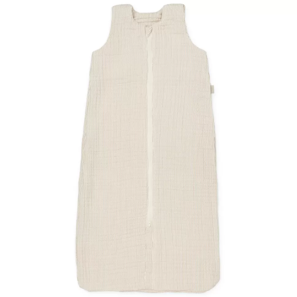 Camcam Copenhagen Gigoteuse>Gigoteuse Eté Classic Stripes Camel - 6/18 Mois