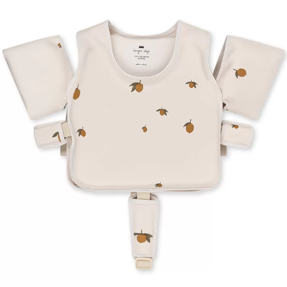 Konges Sløjd Accessoires Bébé>Gilet de Nage avec Brassards Lemon - 3/6 Ans