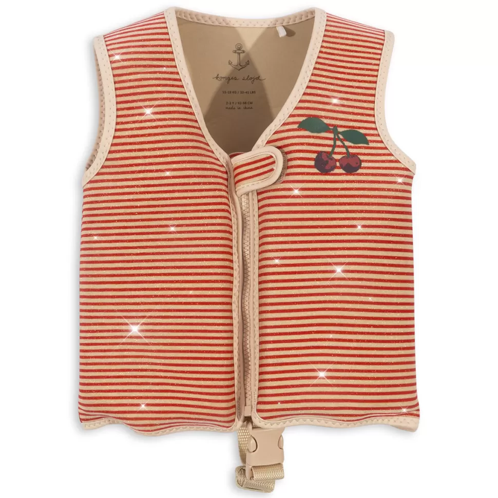 Konges Sløjd Accessoires Bébé>Gilet de Nage Glitter Stripes - 3/6 Ans